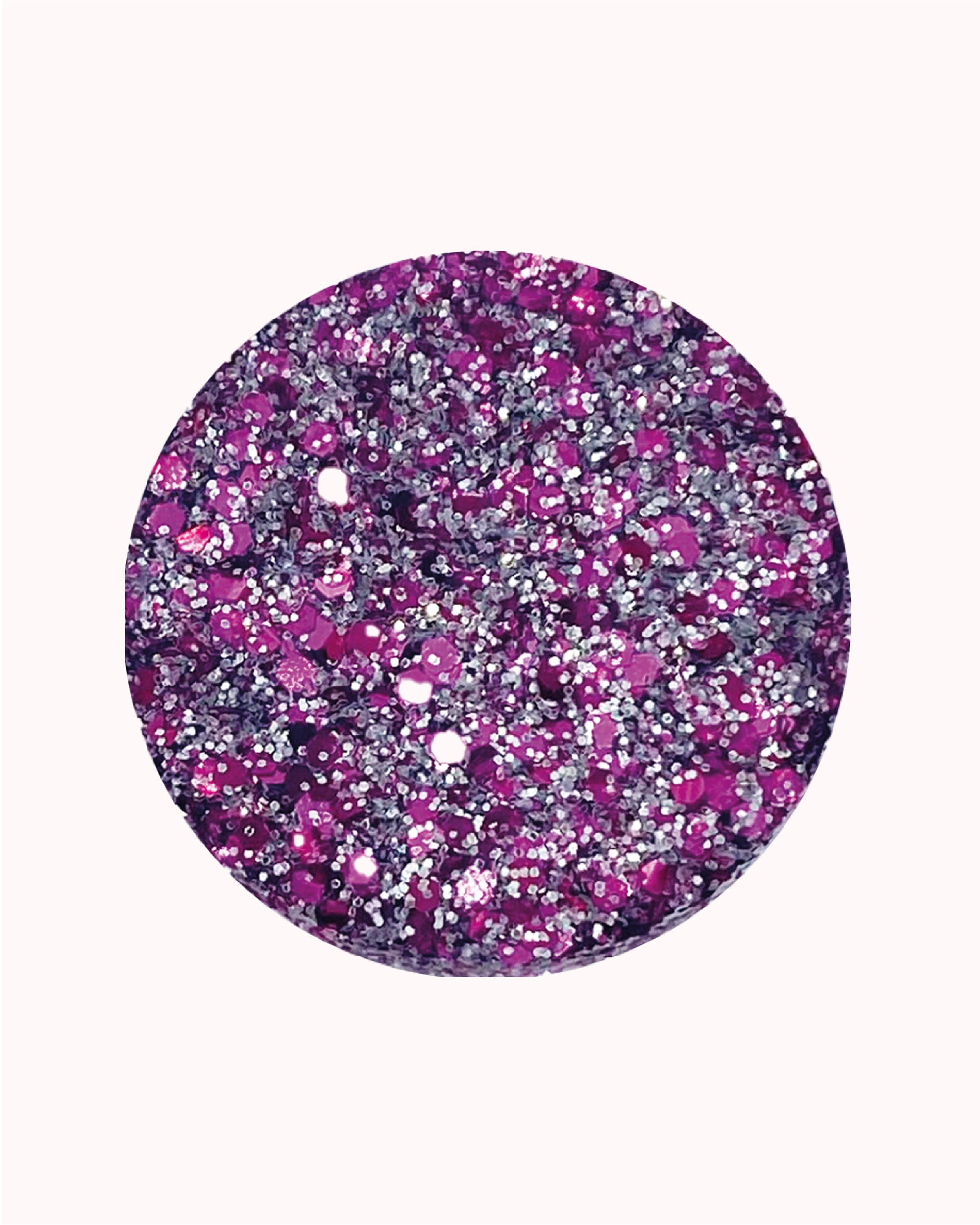 Confetti Glitter Silver & Pink