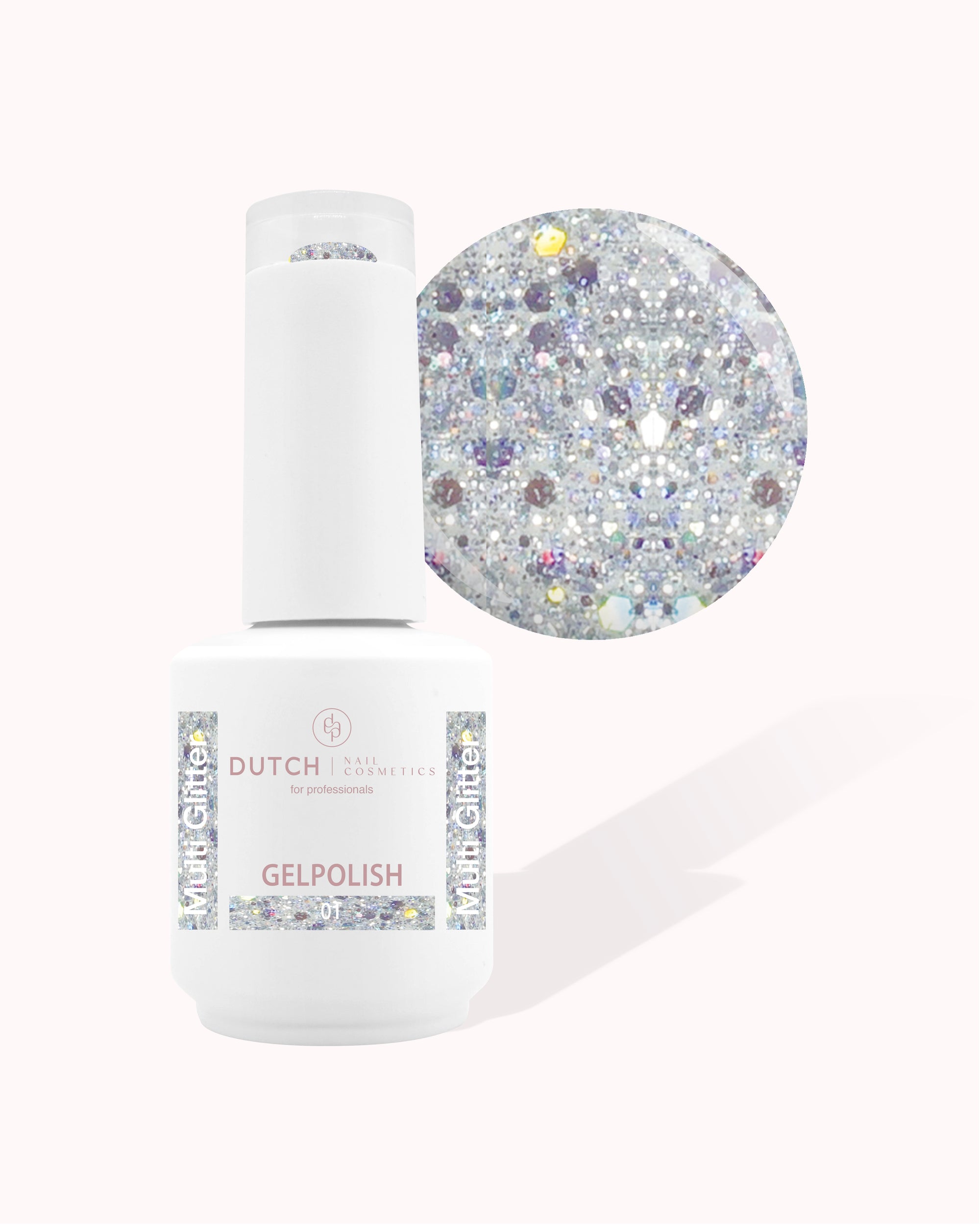 Gel Polish 01 - Multi Glitter