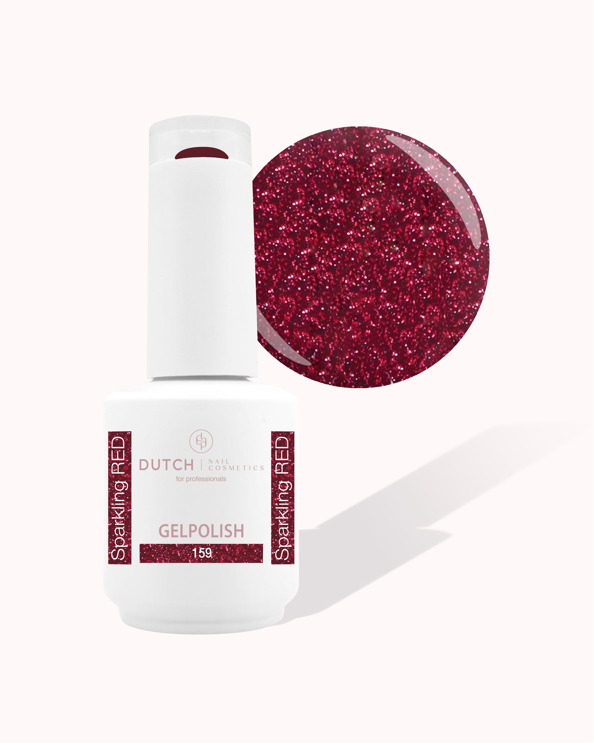 Gel Polish 159 - Sparkling Red