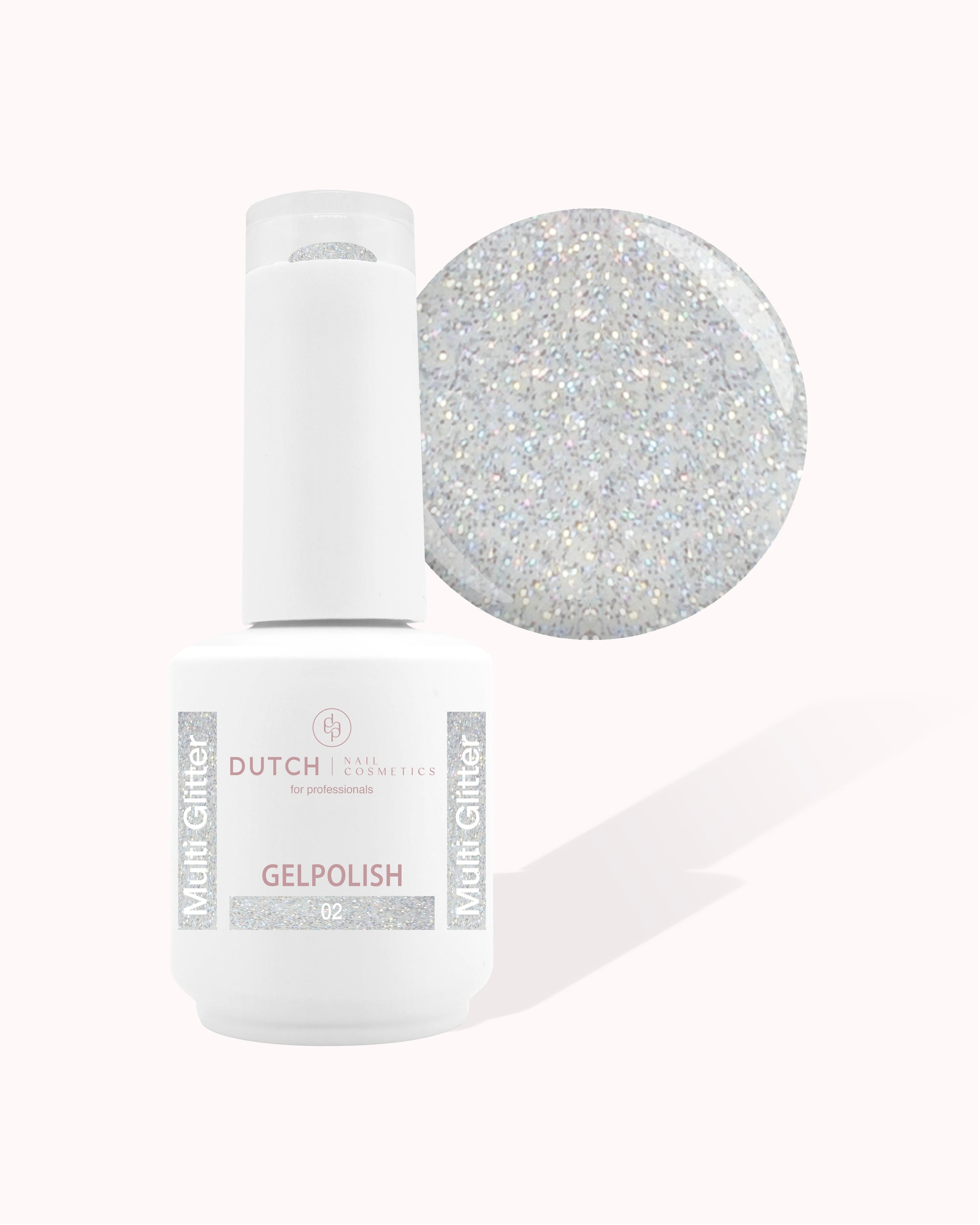 Gel Polish 02 - Multi Glitter