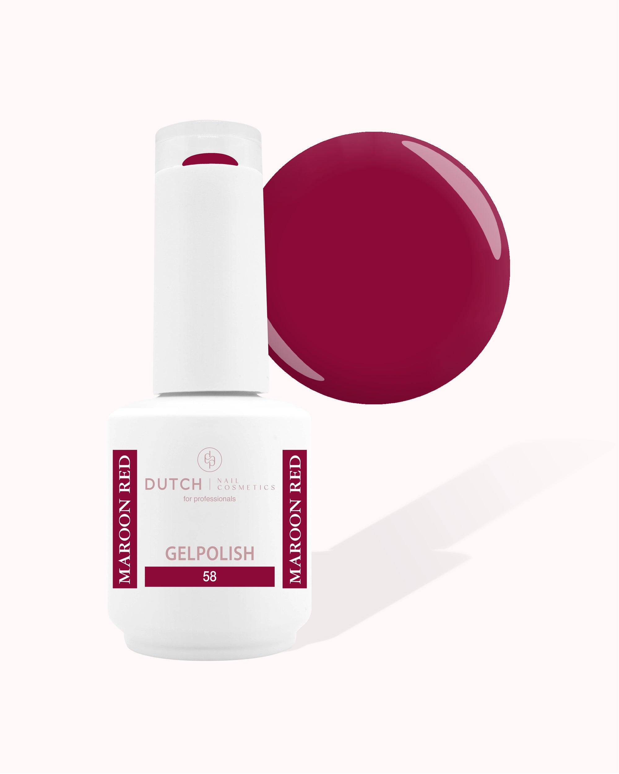 Gel Polish 58 - Maroon Red