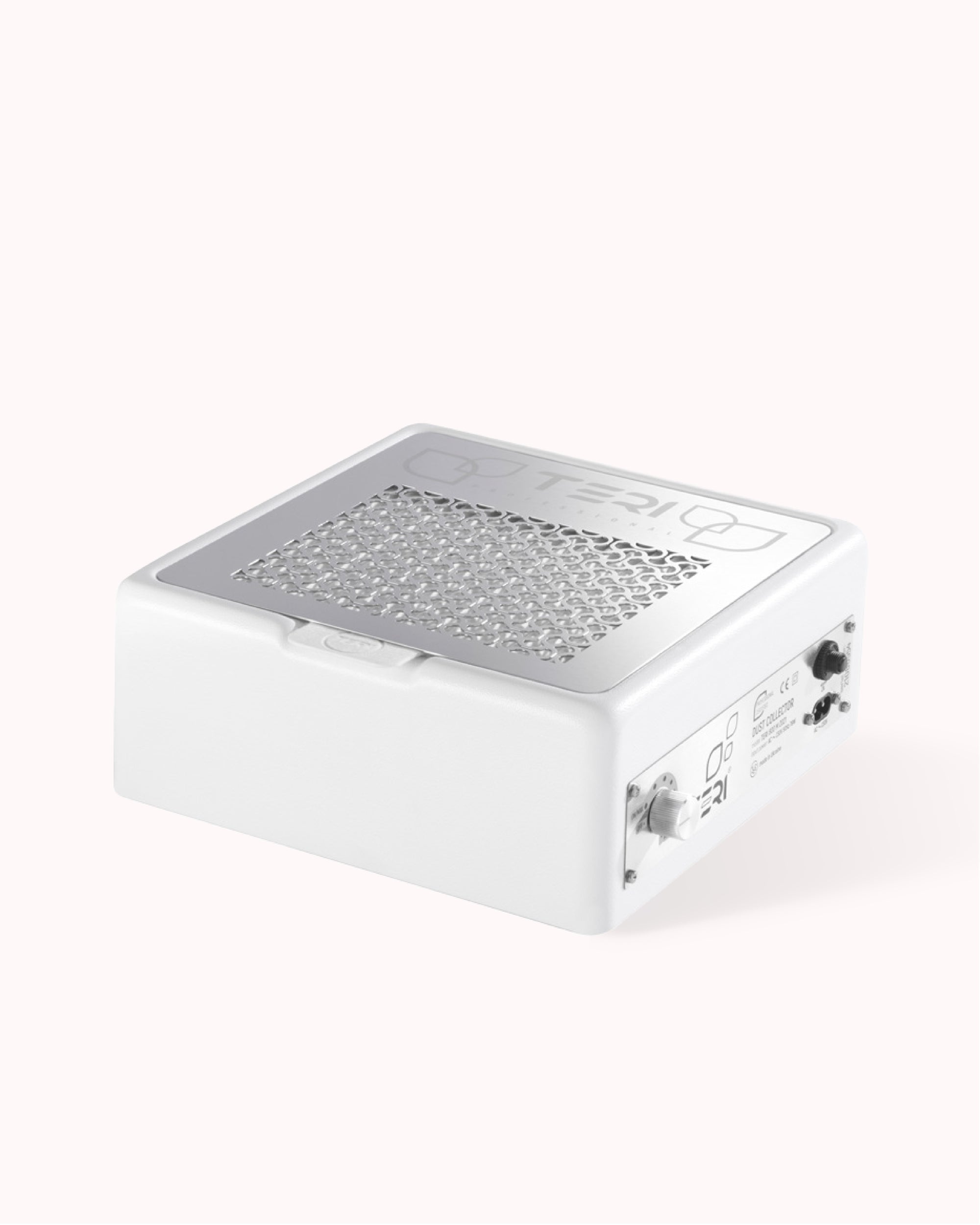 Teri Dust Collector White & Silver